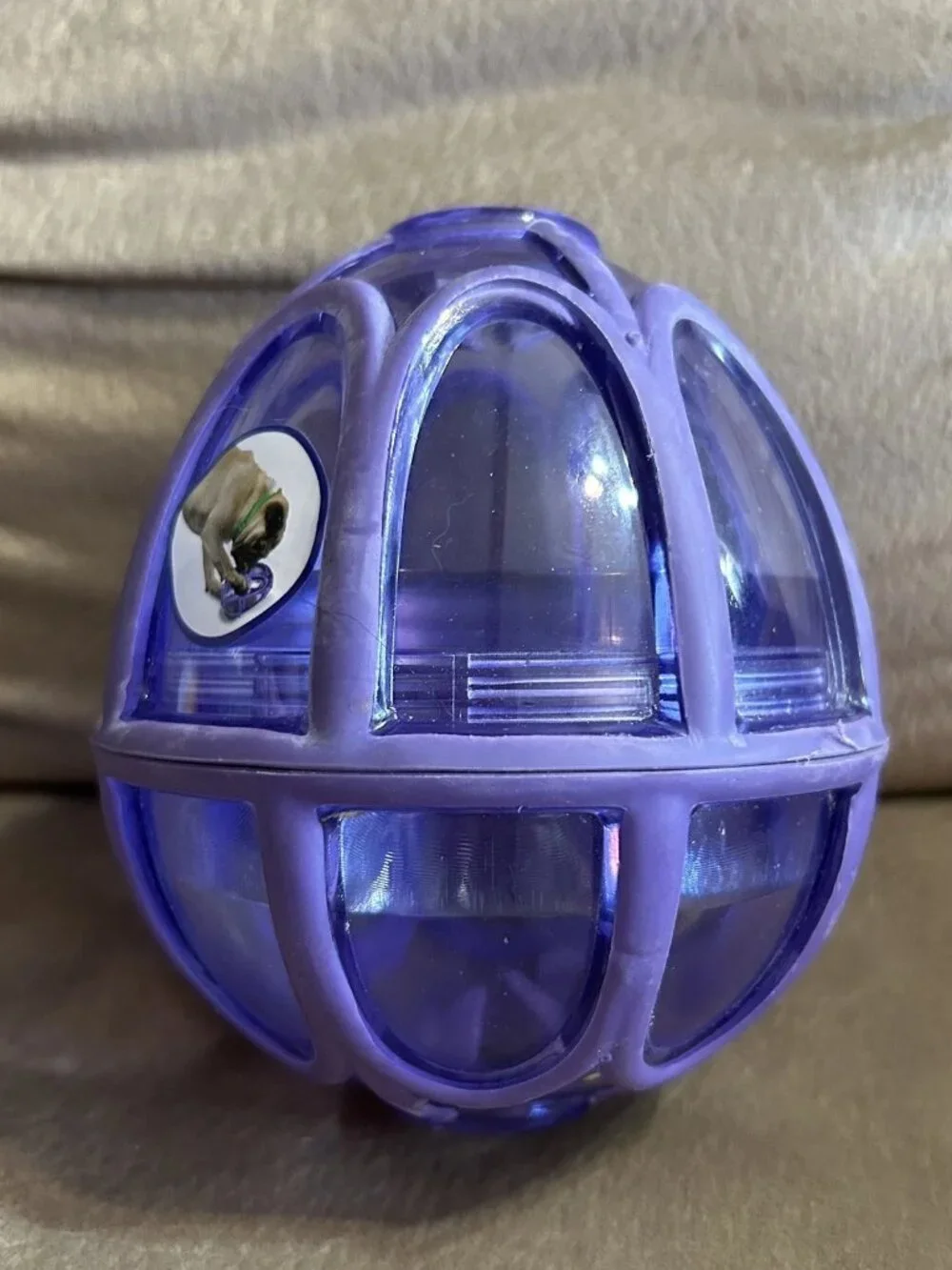 NWOT PetSafe Busy Buddy Kibble Nibble Treat Dispenser Dog Toy in Purple